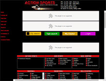 Tablet Screenshot of actionsportsstockfootage.com